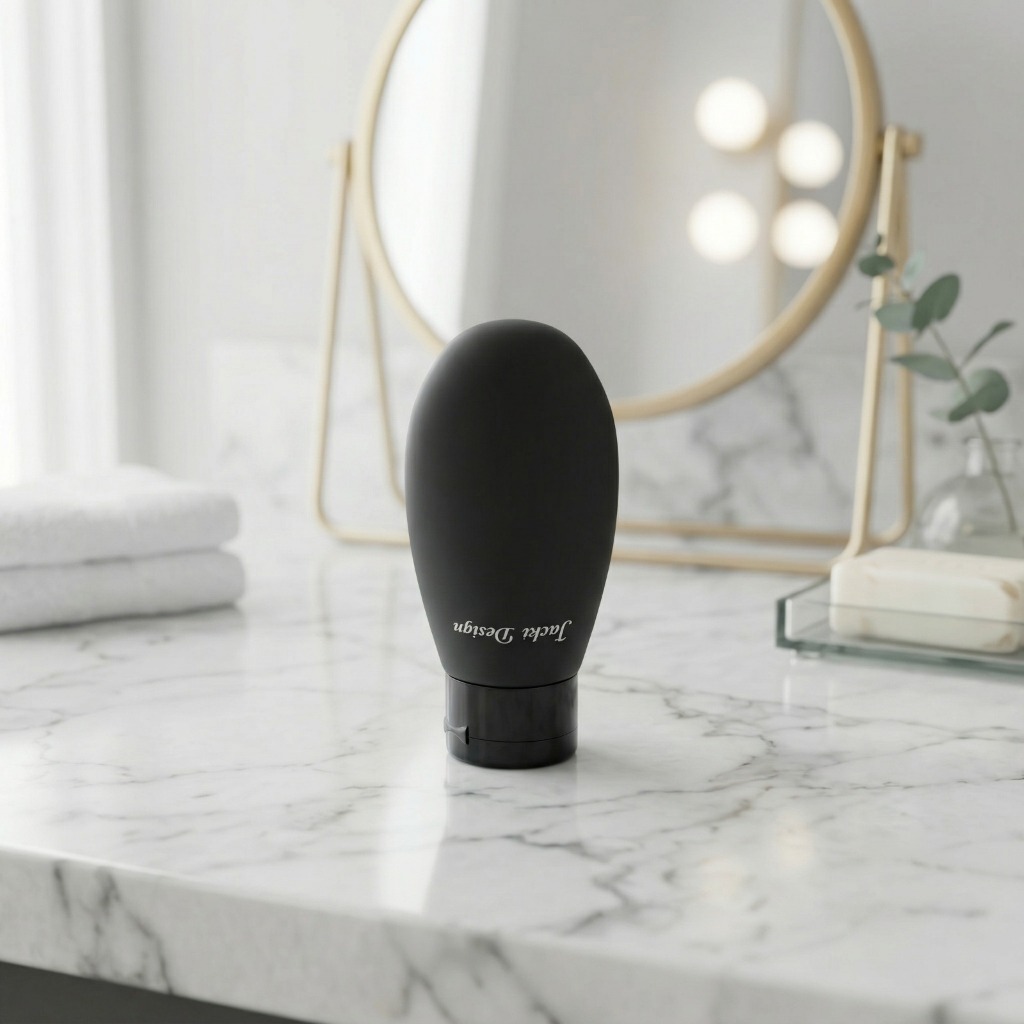 Bisnaga Flexível Silicone 90ml Jacki Design Portátil Viagem Shampoo Creme em Oferta na Shopee