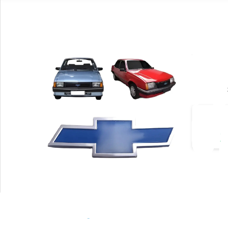 Emblema Gravata Azul Grade Chevette E Monza Antigo
