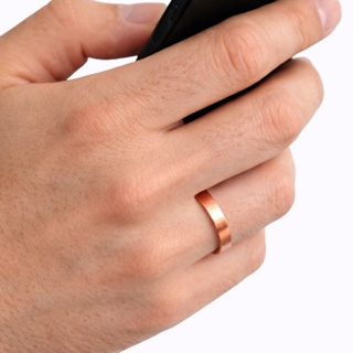Anel de Cobre Puro 3mm Ajustável em Oferta na Shopee