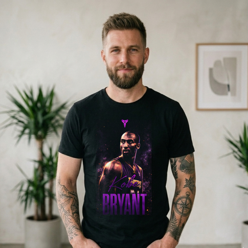 Camiseta Kobe Bryant Lenda do Basquete NBA Unissex Algodão