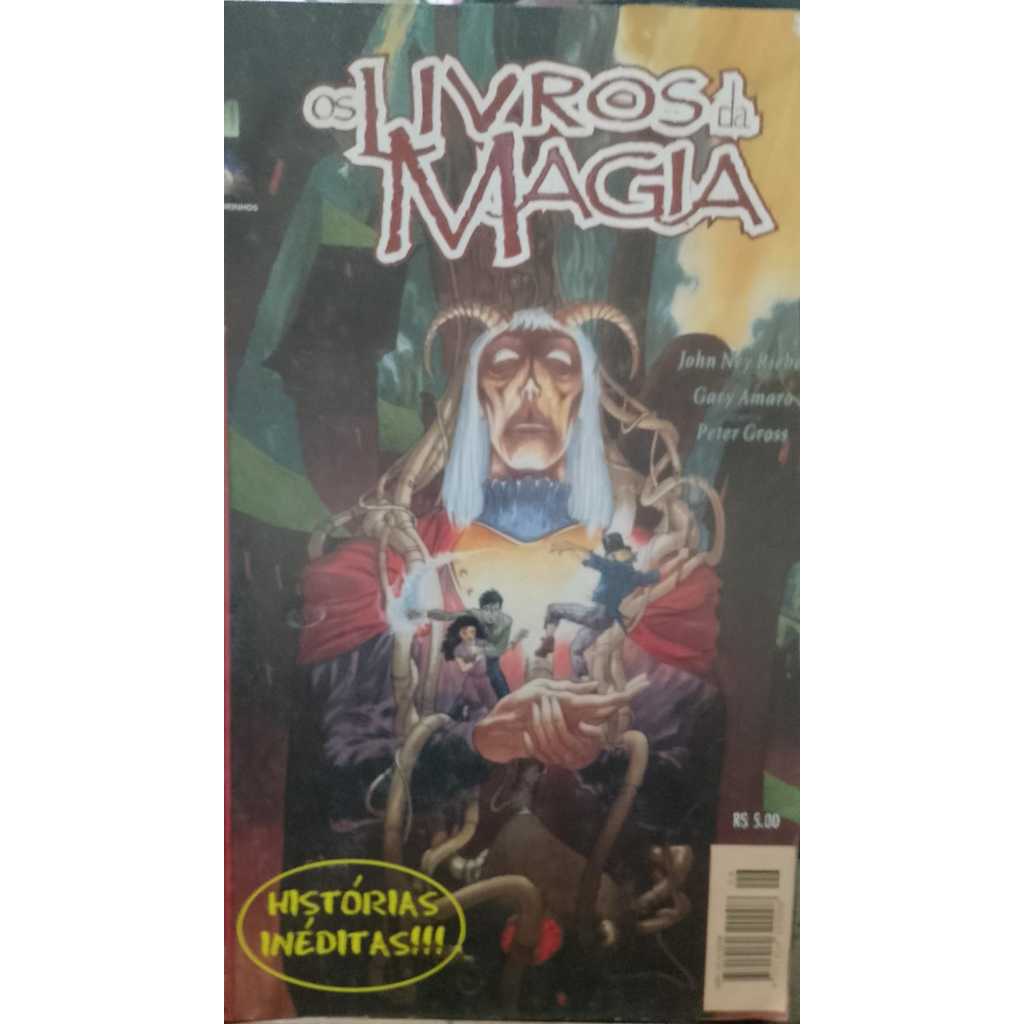 LIVRO/REVISTA-DC-VERTIGO-OS LIVROS DA MAGIA- 1995- USADO MUITO BOM ESTADO-RARIDADE