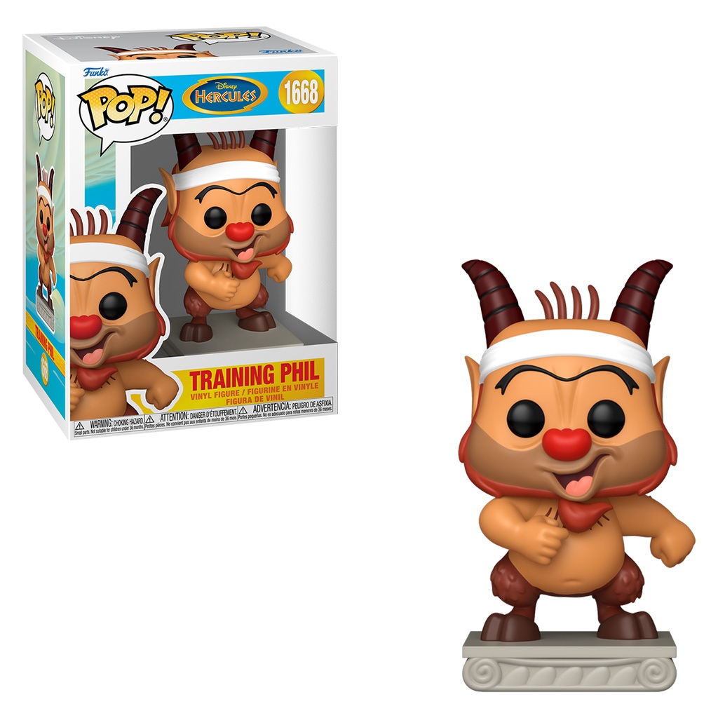 FUNKO POP DISNEY HERCULES - TRAINING PHIL 1668 NOVO ORIGINAL em Oferta na Shopee