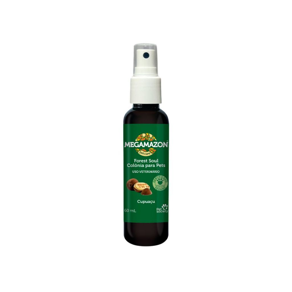 Colônia Pet Society Megamazon Forest Soul Cupuaçu Para Cães e Gatos 60mL em Oferta na Shopee