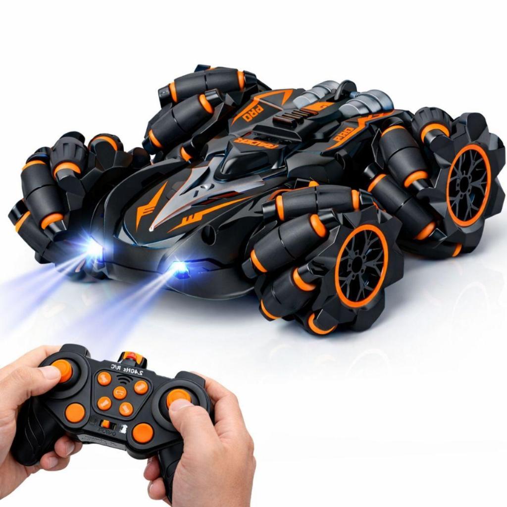 Carrinho De Controle Remoto Recarregável Brinquedo 9 Funções 4x4 Drift Gira 360 Graus Acrobático — imagem 2 de 2