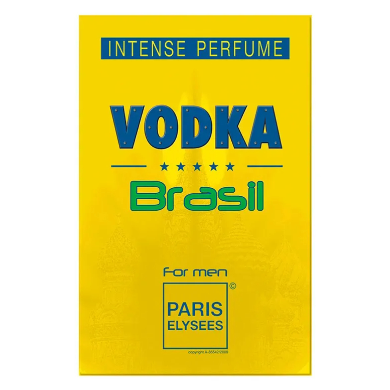 Perfume Vodka Brasil Amarelo 100ml Paris Elysees