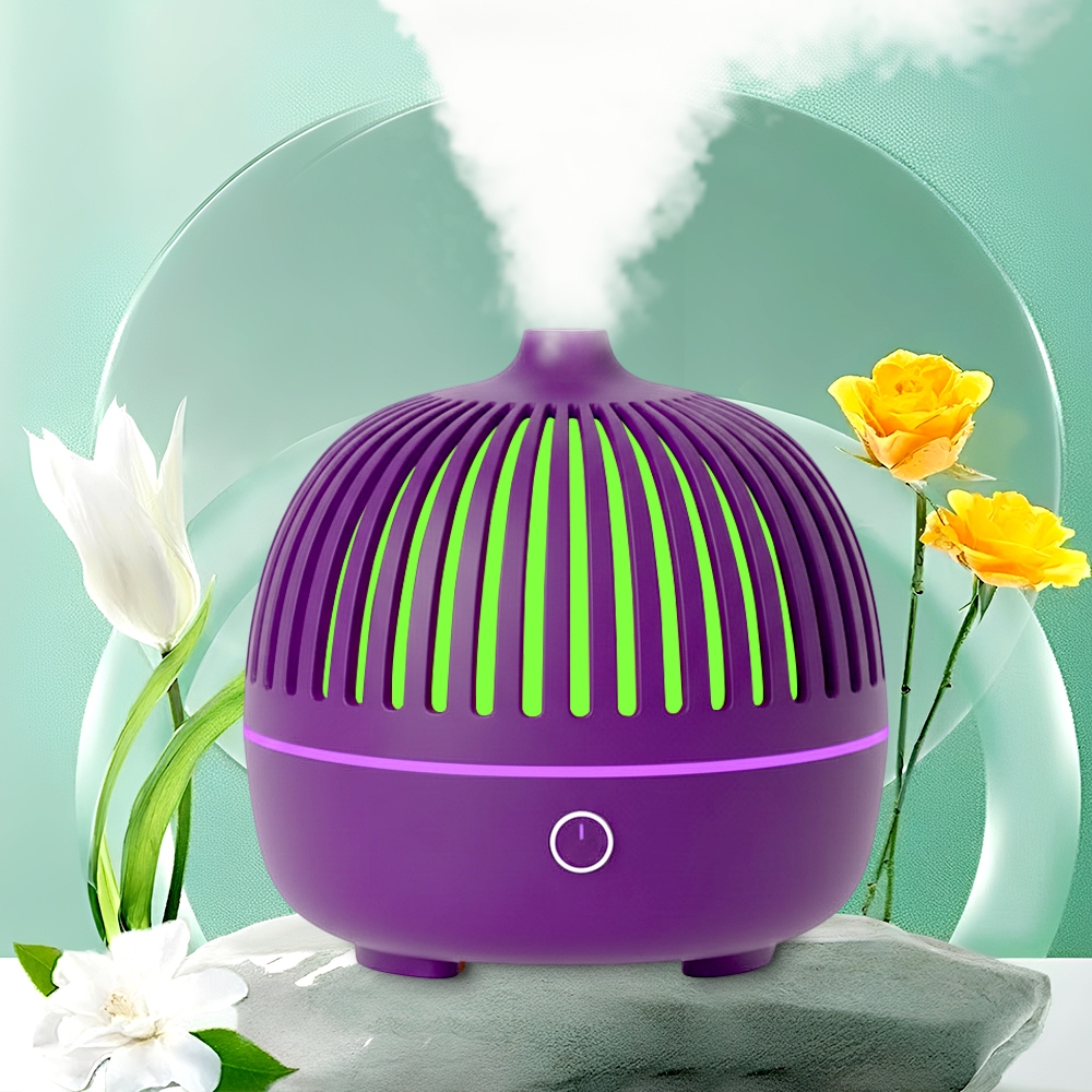 Mini Difusor Aroma De Oleo Essencial Umidificador De Ar Purificado Humificador Aromatizador De Ambiente Com 7 Luz