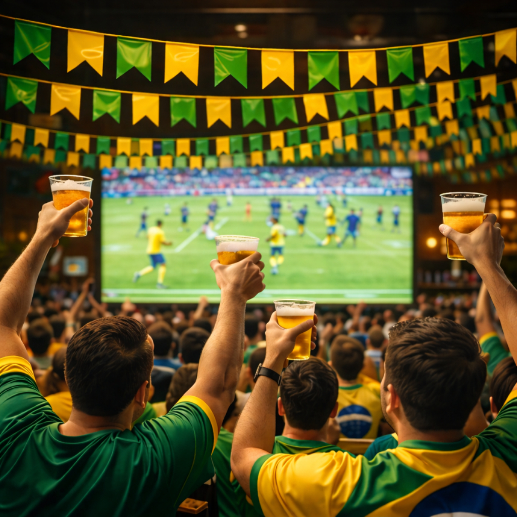 Bandeirinha Brasil Copa do Mundo Varal Kit Com  50/100/200 Metros Bandeirolas Verde Amarelo