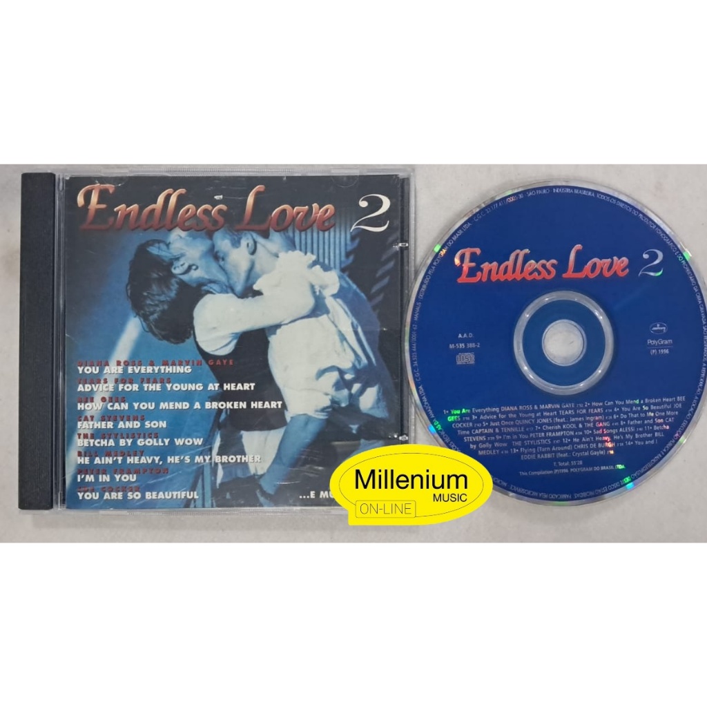 Cd Endless Love Volume 2 1996 Original Gravadora Colecionador Ótimo Estado