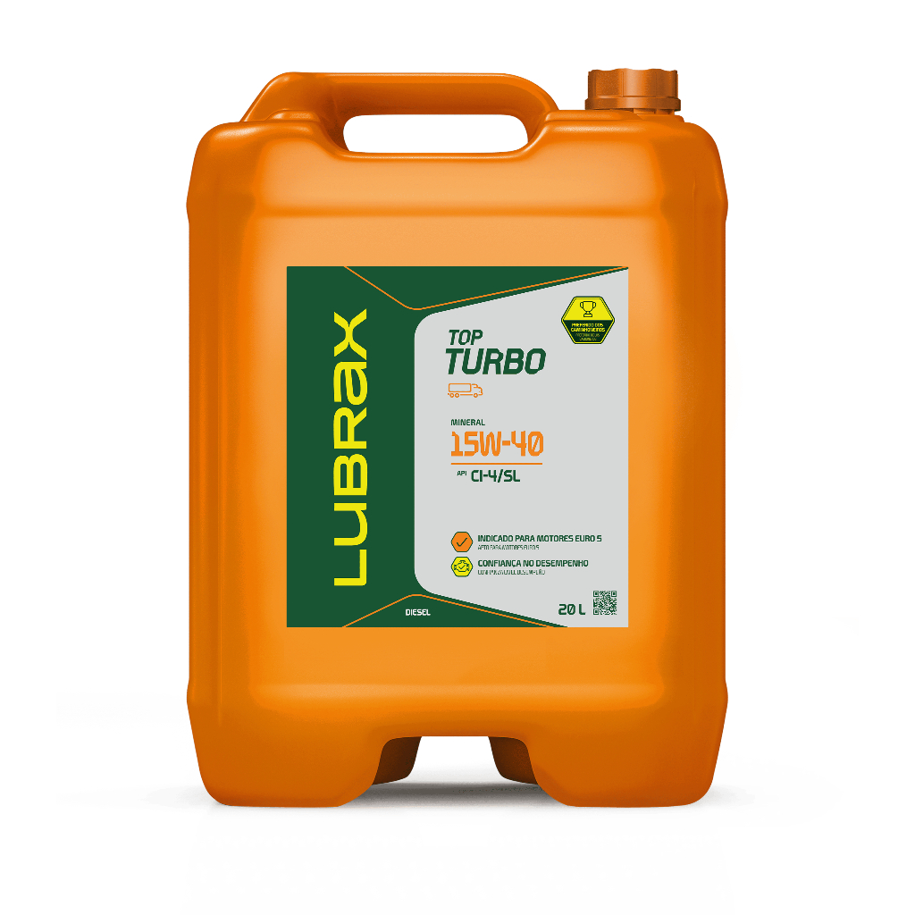Balde Óleo Diesel 20L Lubrax Top Turbo 15W40 CI-4 (Antigo Essencial)
