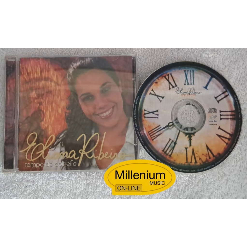 CD Eliana Ribeiro  Tempo De Colheita 2002 Original Gravadora Colecionador Ótimo Estado