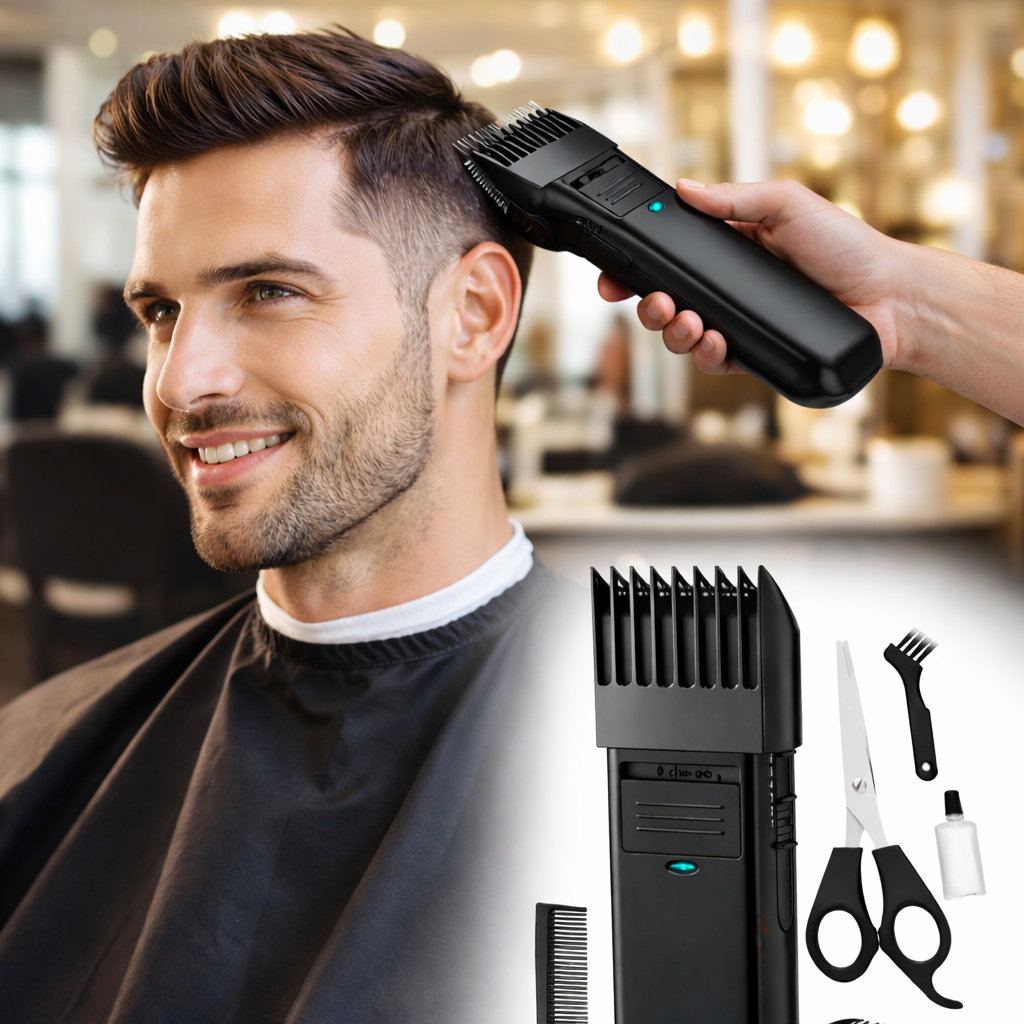 Maquininha aparador de cortar cabelo barba e bigode e fazer pezinho