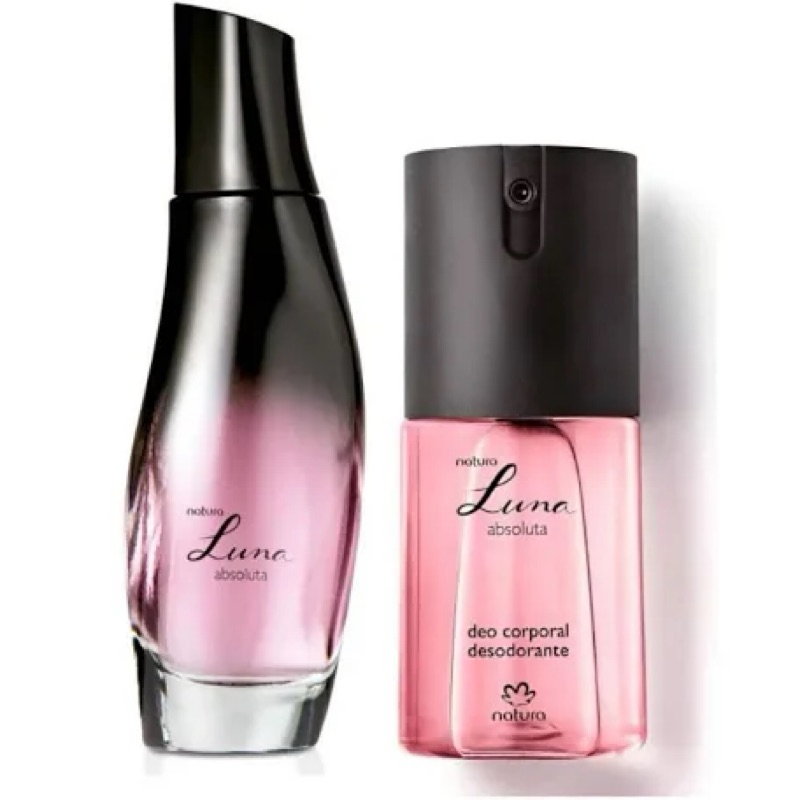 kit Desodorante Colônia Natura Luna Absoluta Feminino 75 ml - Intensa Fragrância e Elegância e body spray