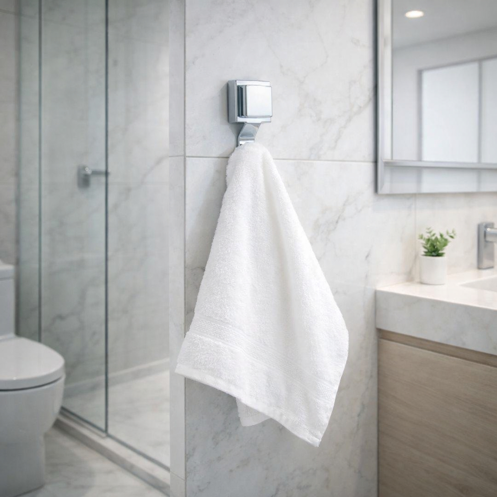 Gancho Multiuso Com Ventosa A Vácuo Porta Toalha Future Cor Cromado em Oferta na Shopee