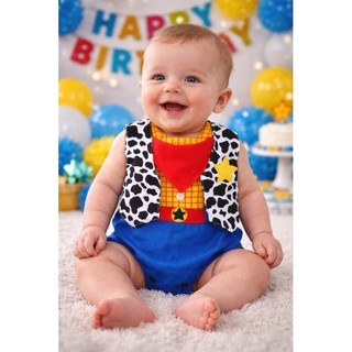 romper Toy story para mêsversario,fantasia Toy story para bebê,Toy story