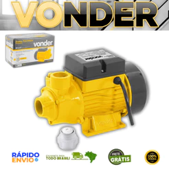 Bomba Periferica Motobomba 1/2CV Bivolt Com Chave Para Poço Vonder Oferta Resistente