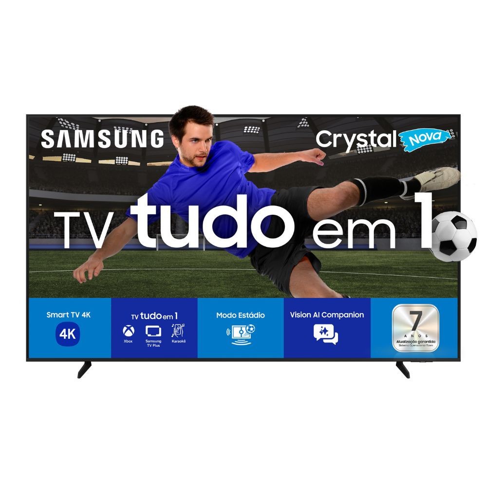 Smart TV Samsung 65" Crystal UHD 4K U8600F - Xbox Cloud Gaming / Canais Gratuitos & Alexa Integrada