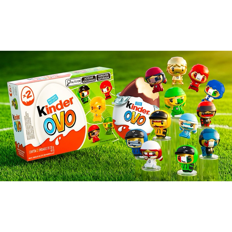 Kinder ovo copa do mundo 2026 miniatura