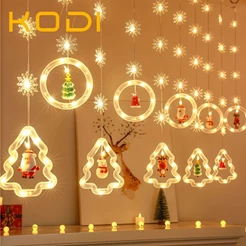 Luzes de Natal Cordão De Luzes 110v De Cobre Para Decoração De Natal Cascata de Estrelas LED