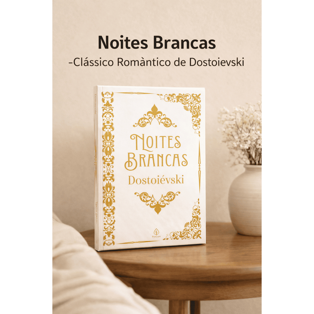 Livro Noites Brancas – Dostoiévski Capa Dura Luxo Edição Premium Almofadada Clássico Romance em Oferta na Shopee