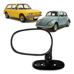 Retrovisor Externo Universal Renov Preto Carros Antigos