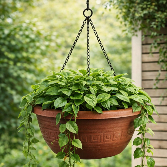 6 Vasos Cuia Tacho Redondo 3,5 Litros de Plástico Decoração Plantas Jardim