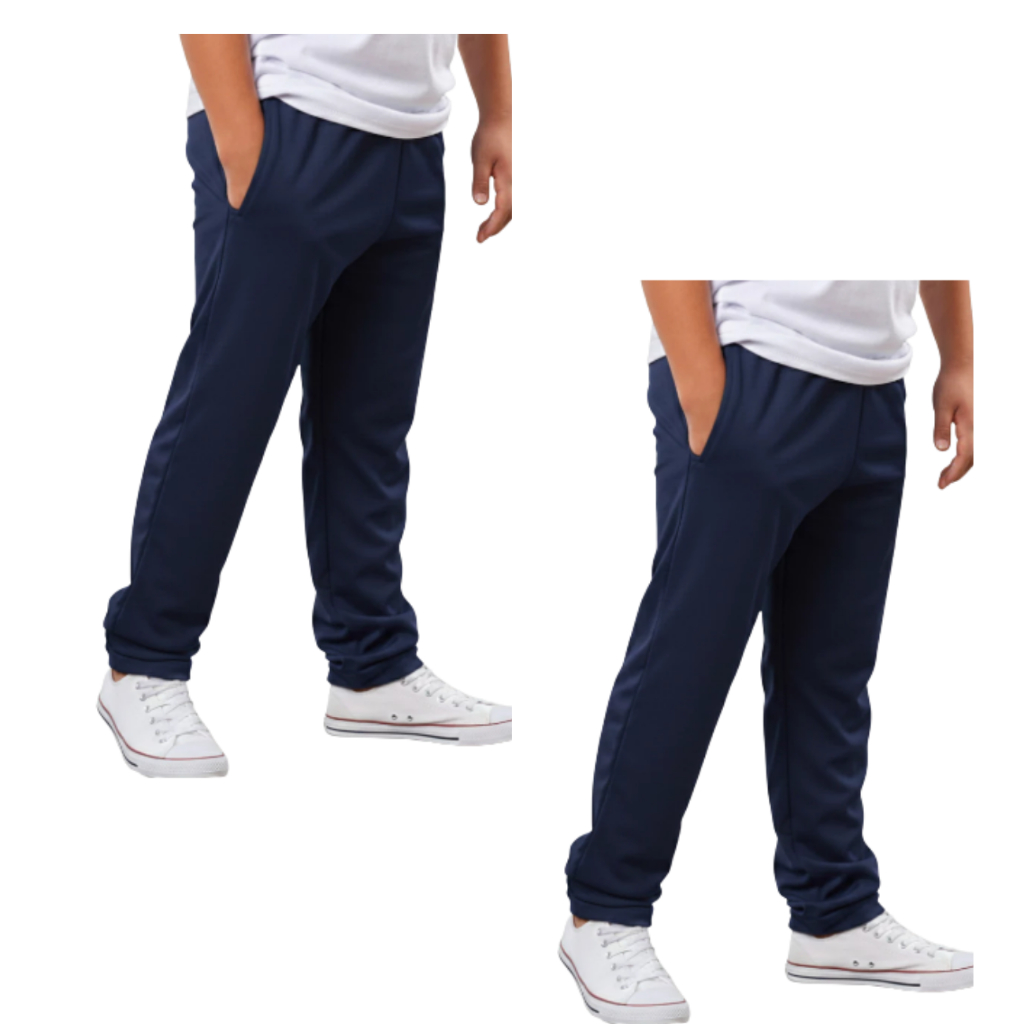 kit 2 Calcas Infantil Tactel Uniforme Escolar Esporte Lazer Ar Livre
