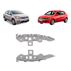 Par Guia Suporte Do Parachoque Dianteiro Original Gol Voyage G6 G7 G8 Vw 5U0807183A/5U0807184A
