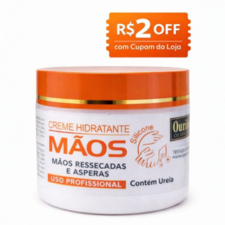Creme Hidratante Para  Mãos Ouribel Com Ureia 250g Mãos Secas e Aperas em Oferta na Shopee