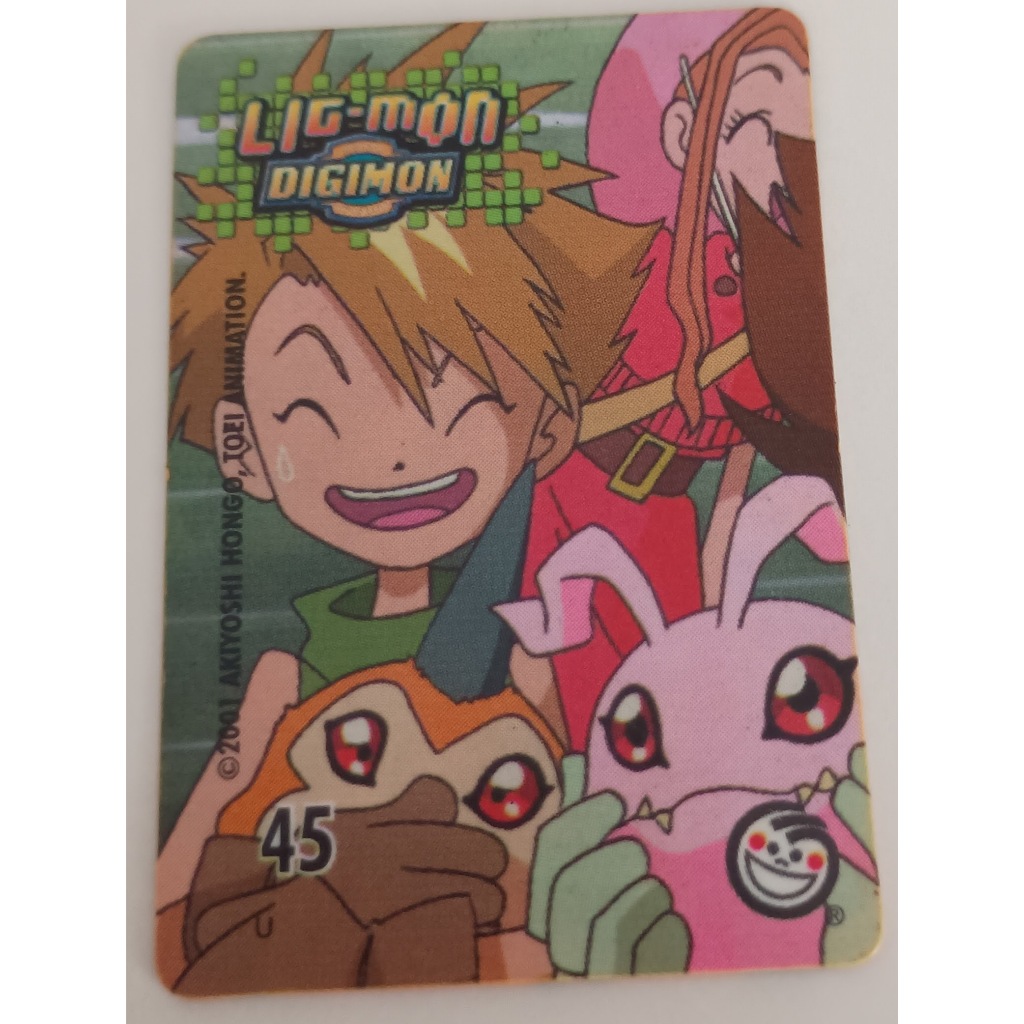 Card - Lig-mon Digimon - N° 45 (Original de Época)