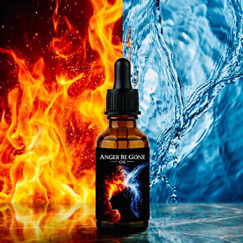 Anger Be Gone Oil – Acalmar Raiva e Restaurar Harmonia – Hoodoo – Paz e Reconciliação – 20ml