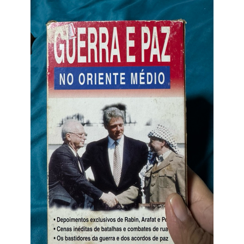 Vhs Guerra e Paz no Oriente Médio - original e legendado - fotos reais