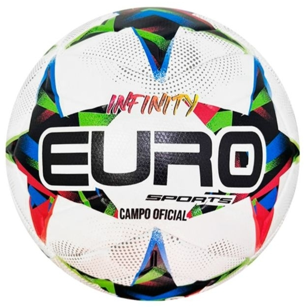Bola de Futebol Campo | Euro Infinity | Oficial | PU Profissional Alta Durabilidade