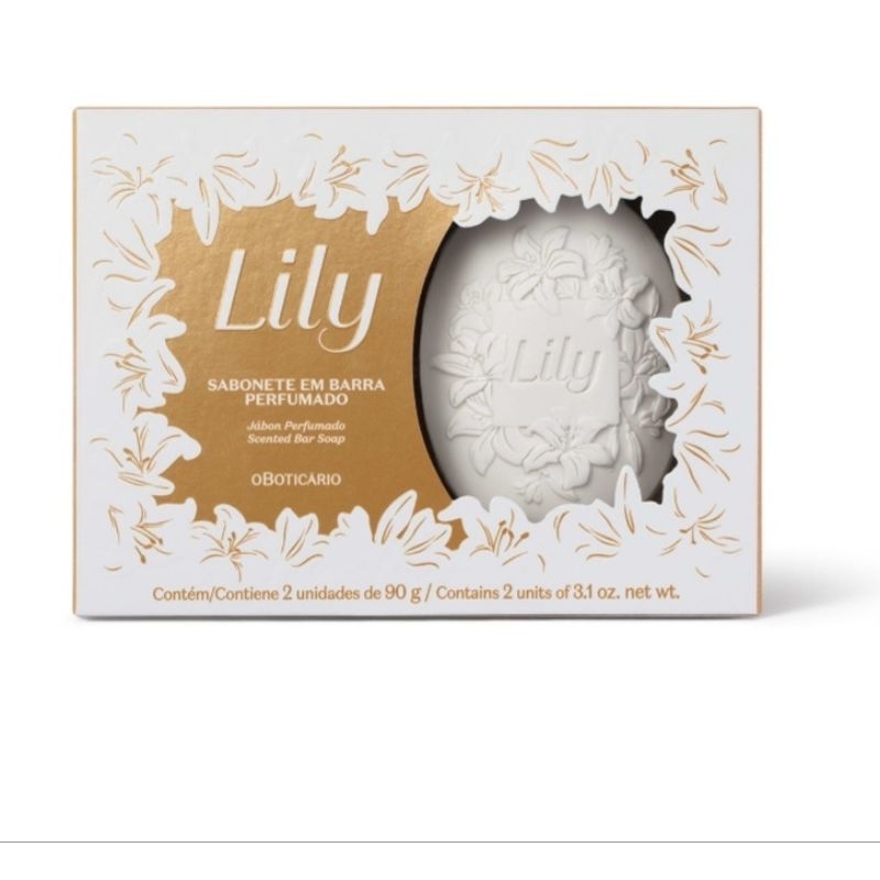 Presente Sabonete Em Barra Perfumado Lily (2 unidades)  de O Boticário
