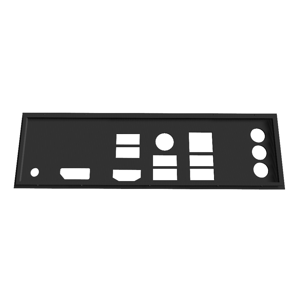 Espelho Tampa Para Placa-mãe Msi Mag B550m Bazooka Ms-7c95