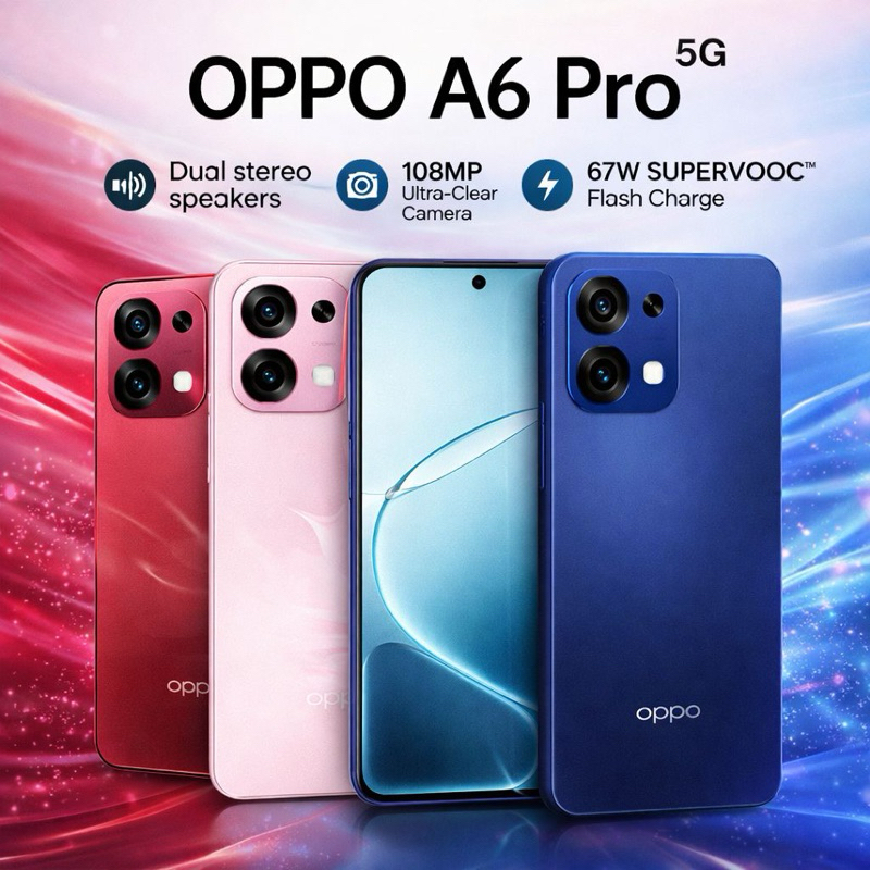 Smartphone OPPO A6 Pro 256GB 8GB RAM 5G IP69