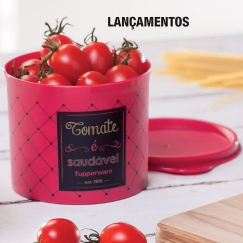 Tupperware Redondinha Tomate Bistrô 500ml