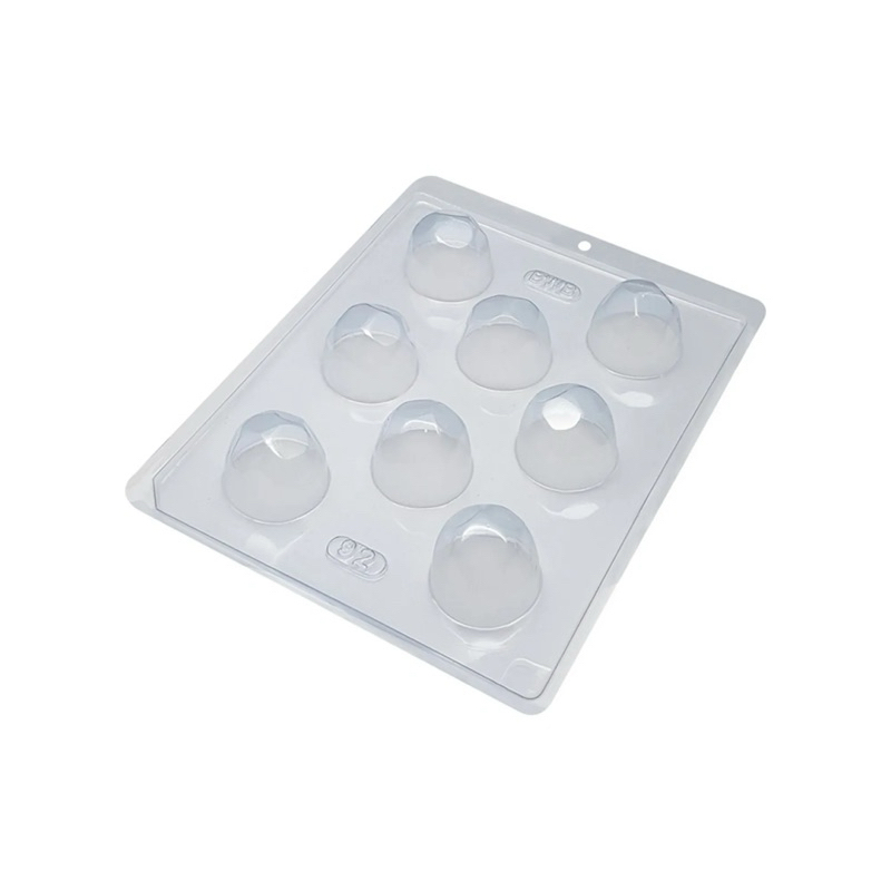 Kit 03 Formas Chocolate Acetato Simples Trufa Bombom Marcado Diamante