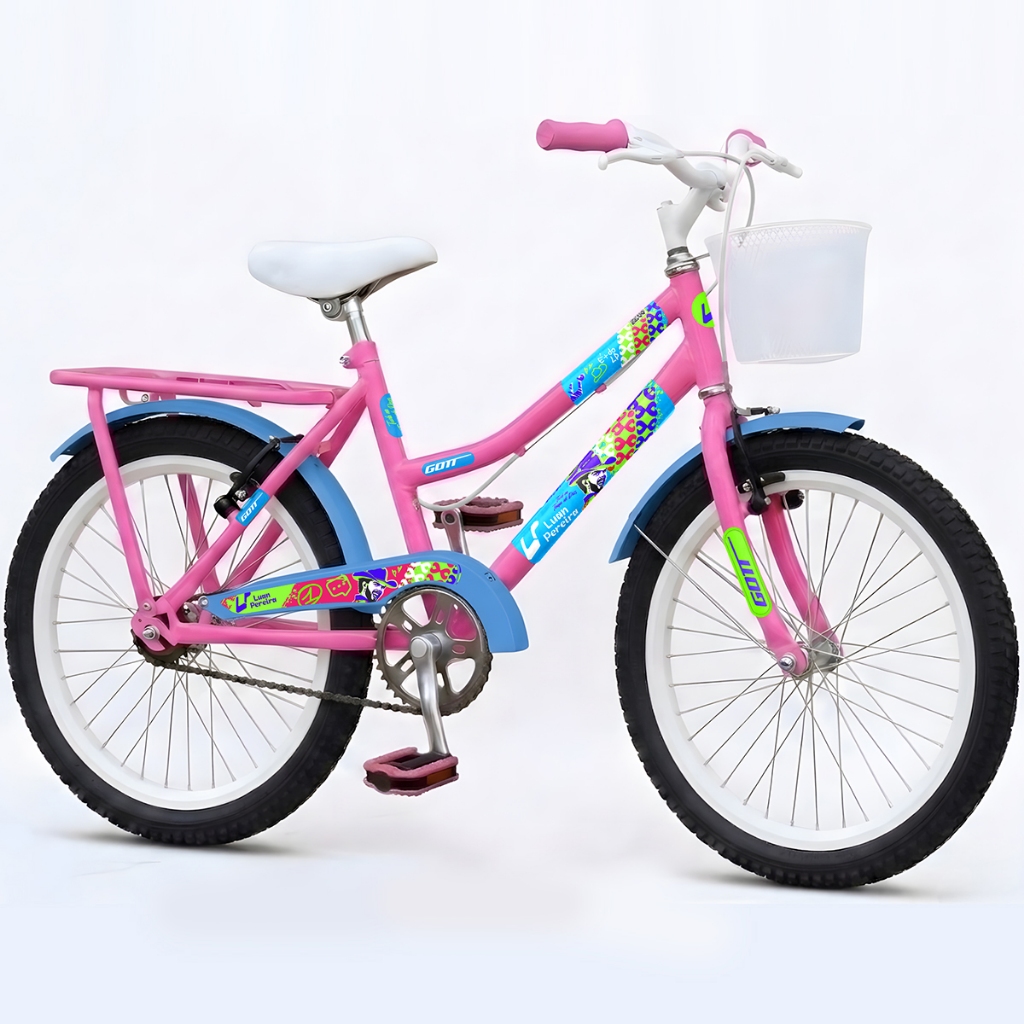 Imagem Bicicleta Infantil Aro 20 Feminina CowBike Luan Pereira