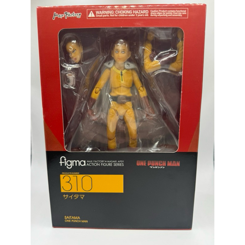 Figure Action Saitama One Punch Man Articulado Figma #310 (com caixa)
