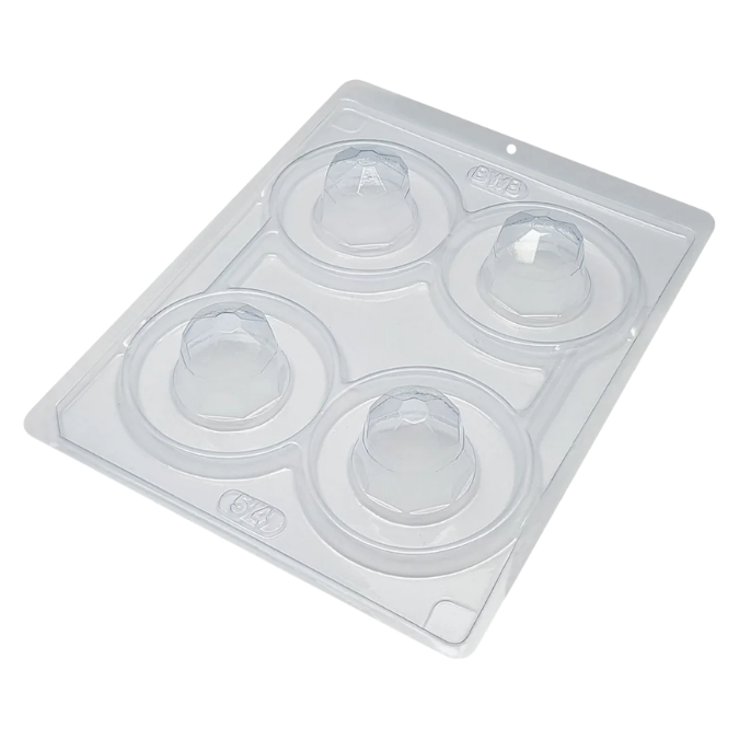 1~5 Forma BWB Com Silicone (3 partes)-Cód. 54 - Trufa Diamante 20g. Para Festas Trufas e Bombons (CHOCO) — imagem 2 de 2