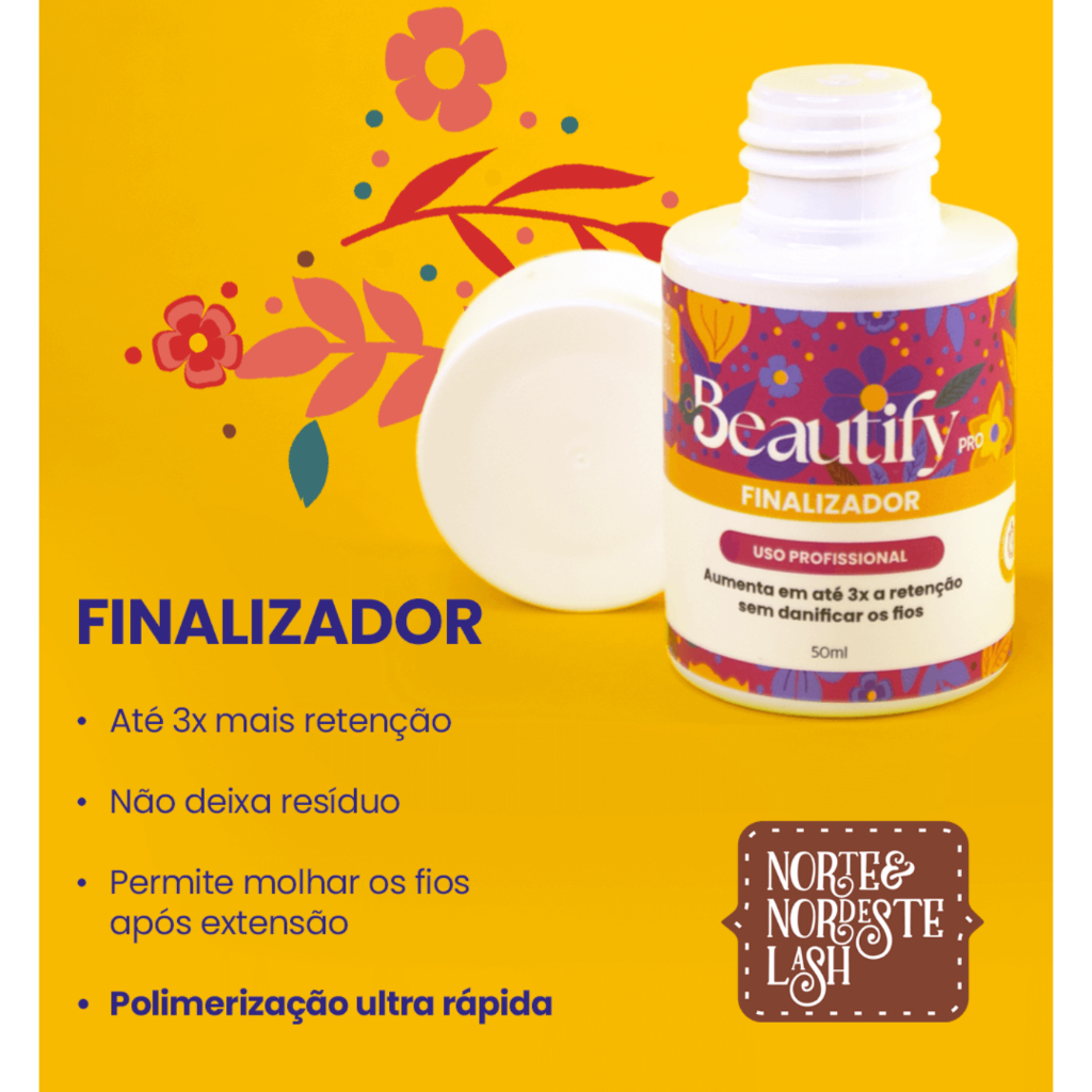 Kit Retenção Cílios Beautify Pro Norte Nordeste Primer Finalizador E Espuma Original Anvisa — imagem 2 de 2