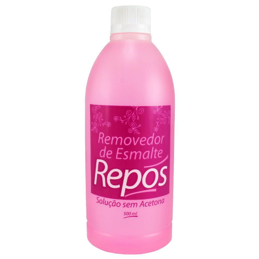 REMOVEDOR DE ESMALTE S/ACETONA REPOS 500ml