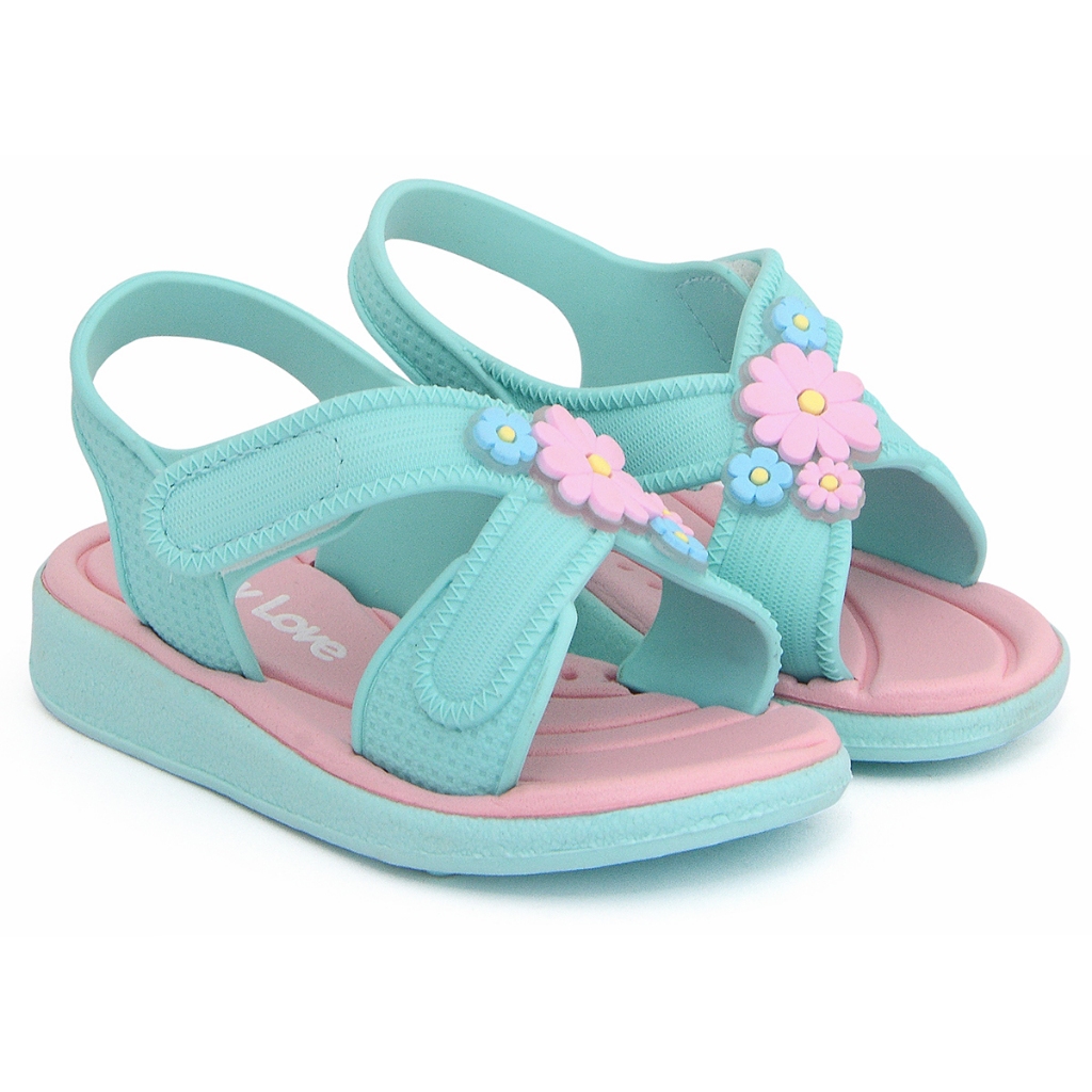Sandália Infantil Feminina Menina – Conforto e Estilo para Pequenas Linda, Leve e Flexível
