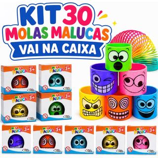 Kit 30 Mola Maluca Colorida Brinquedo Menina Menino Lembrancinha Festa Infantil Preço De Atacado Brinde Prenda