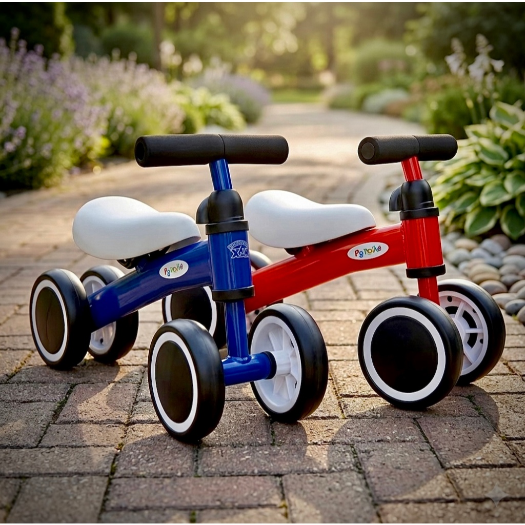 Bicicleta Infantil Do Equilibrio Titio Pedro Rodas De Silicone Segura e Confortavel Ate 15Kg