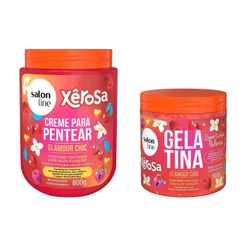 Kit Creme para Pentear e Gelatina Xêrosa Glamour Chic