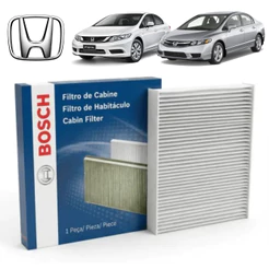 Filtro Cabine Ar Condicionado Honda Civic G8 G9 1.8 2.0 2006 à 2016 BOSCH
