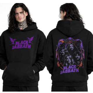 Moletom Black Sabbath - Moletom Unissex Banda de Rock Estilo Streetwear Blusa de Frio Com Capuz Bolso Frontal Premium