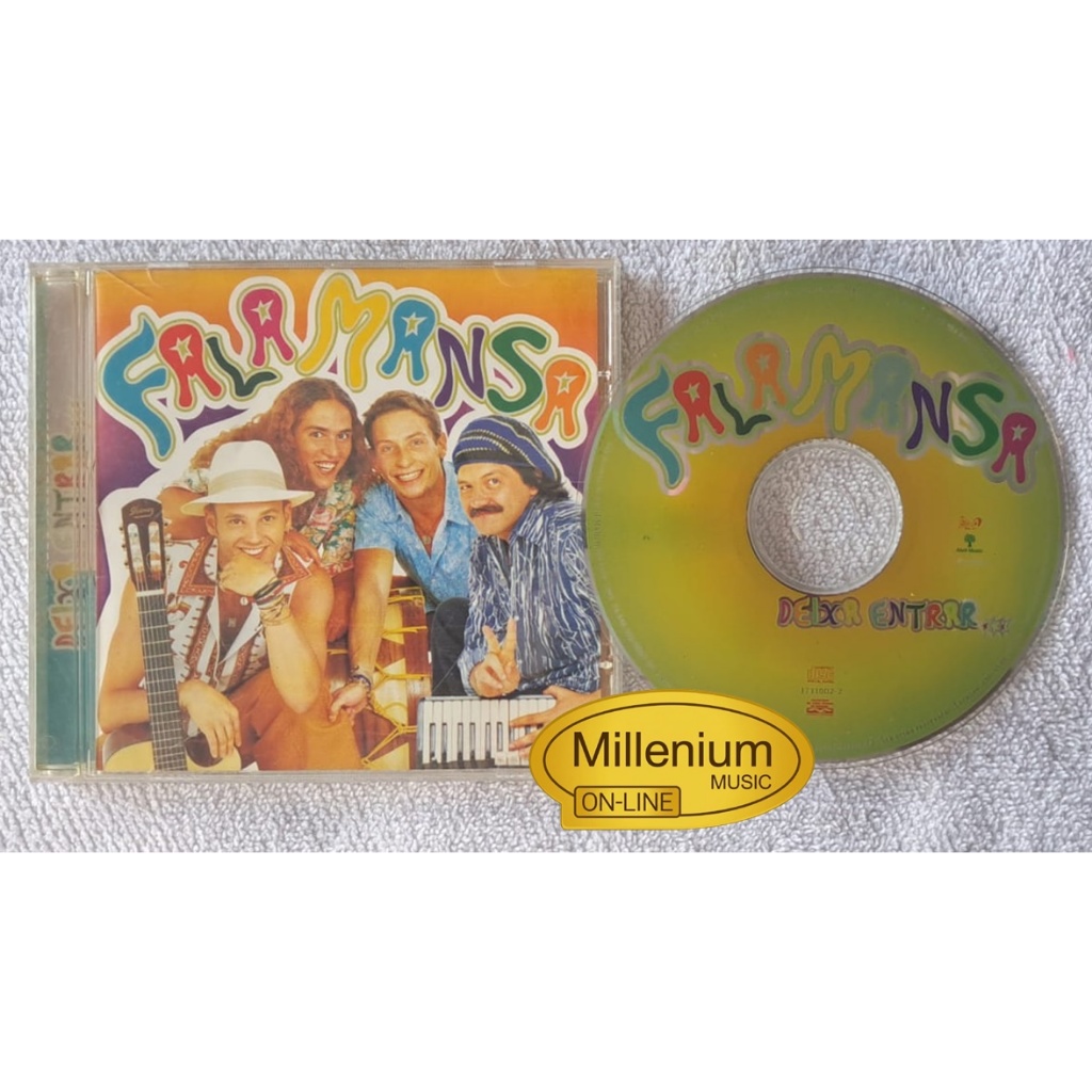 CD Falamansa  Deixa Entrar 2000 Original Gravadora Colecionador Ótimo Estado