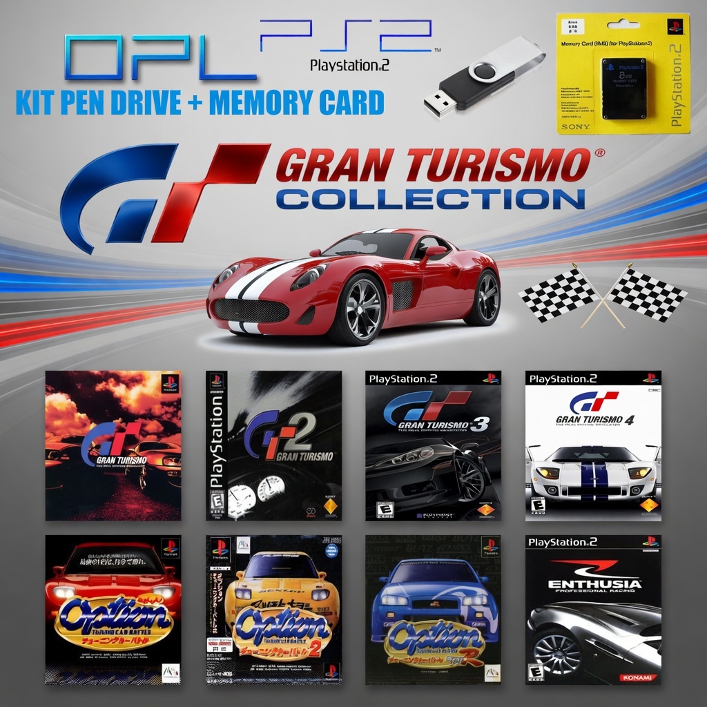 GRAN TURISMO COLLECTION - FULL PACK - OPL PS 2